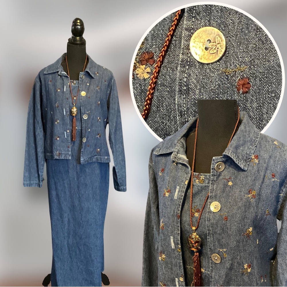 VINTAGE | IVY Denim Jumper Set | 6